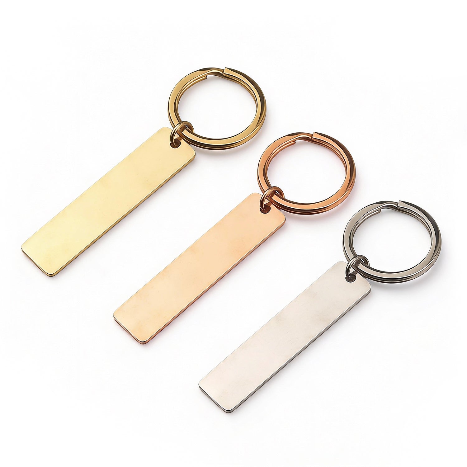 Personalisierter Edelstahl Schlüsselanhänger