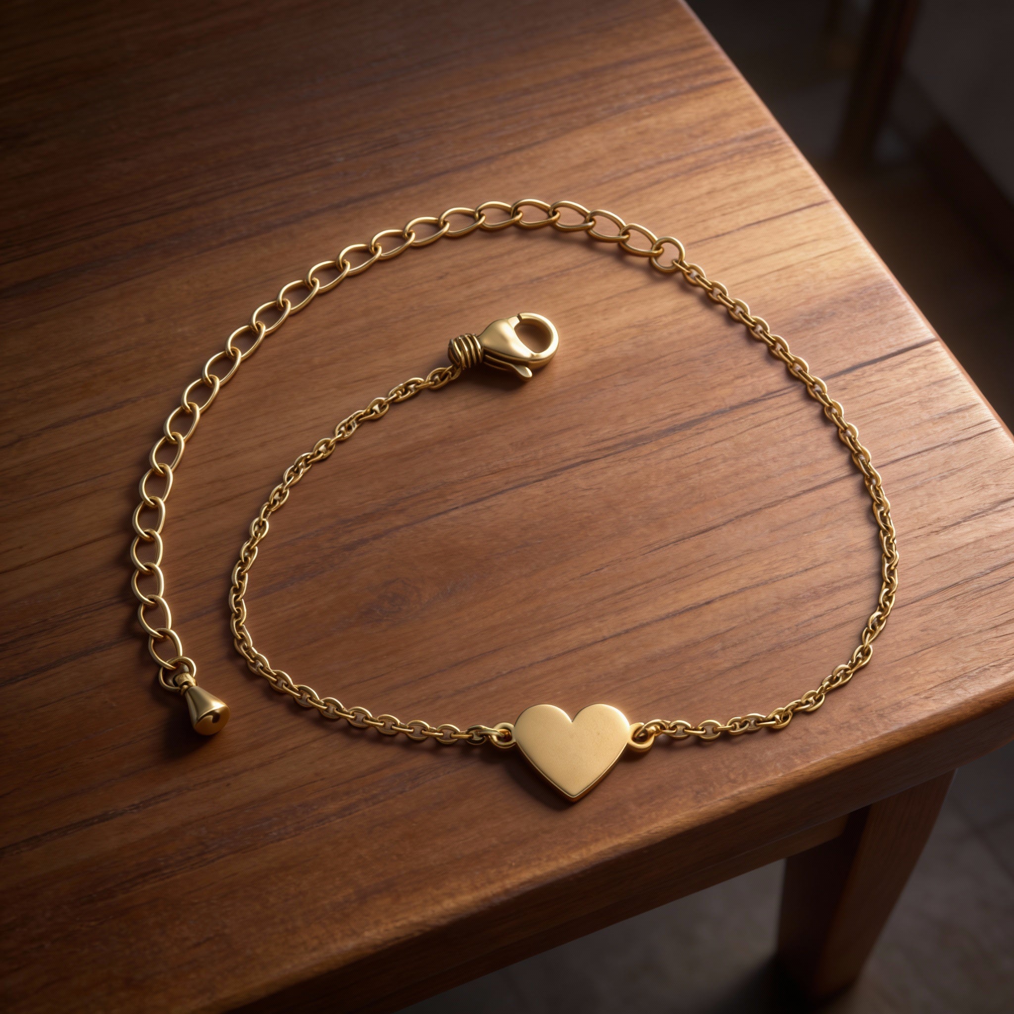 Personalisierbares Armband mit Herz Symbol - Individuelles Armband